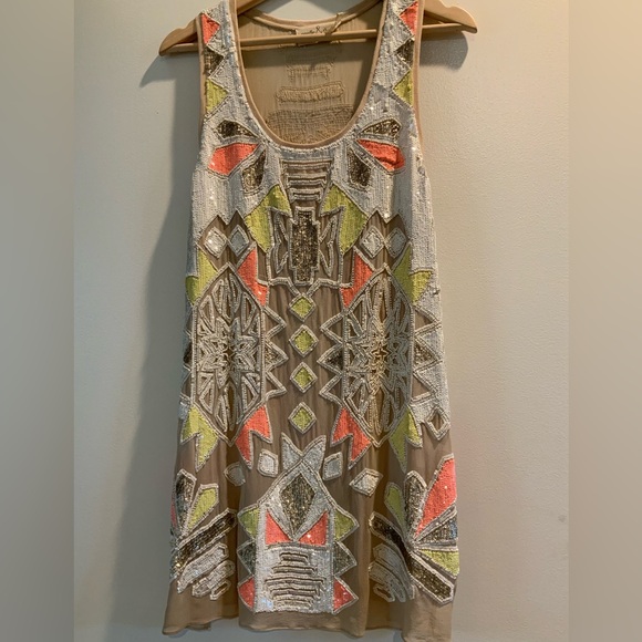 Needle & Thread Dresses & Skirts - Needle & Thread Multicolor Embellished Mini Dress